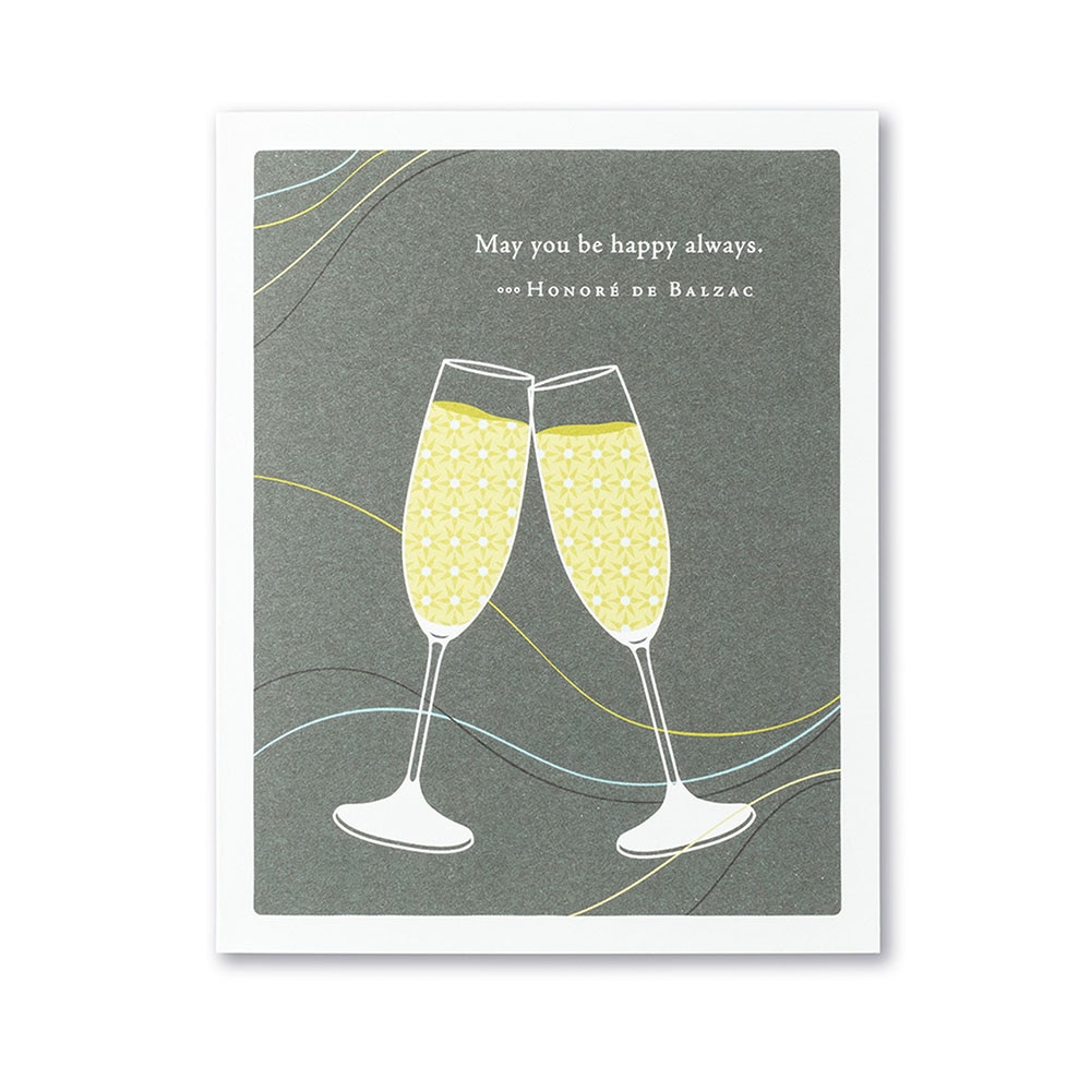 Positively Green, Greeting Card - Wedding, Gifts, Positively Green, May You Be Happy Always, 155929